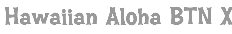 Hawaiian Aloha BTN XBd