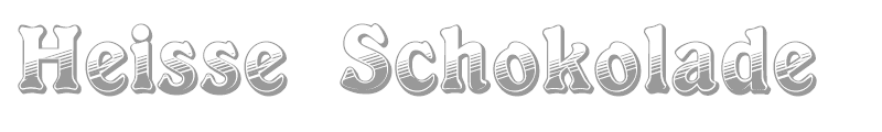 Heisse Schokolade