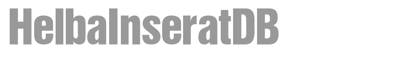 HelbaInseratDB