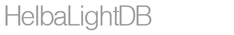 HelbaLightDB