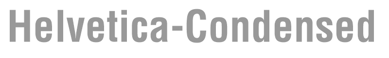 Helvetica-Condensed