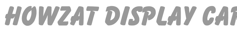 Howzat Display Caps SSi