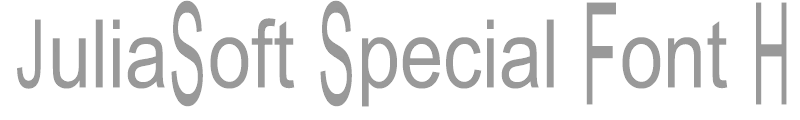 Julia Special Font H
