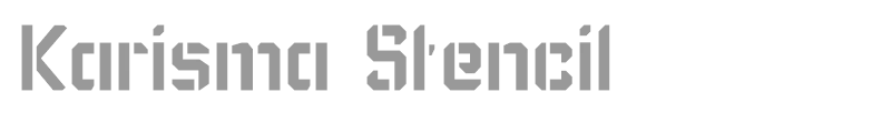 Karisma Stencil