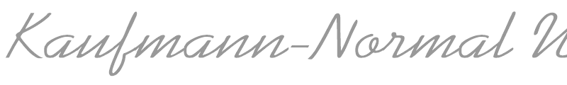 Kaufmann-Normal Wd