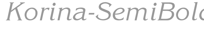 Korina-SemiBold-Ita