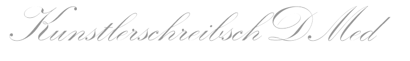 KunstlerschreibschDMed