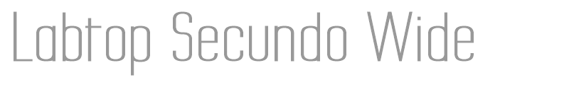 Labtop Secundo Wide