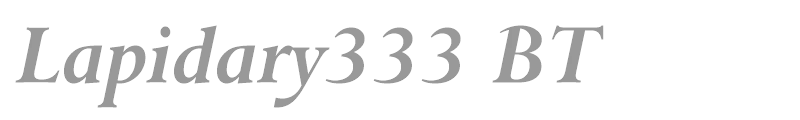 Lapidary333 BT