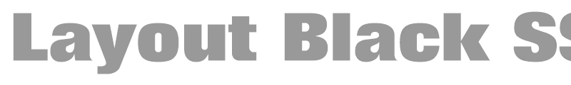 Layout Black SSi