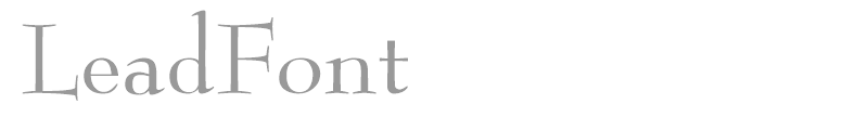 LeadFont