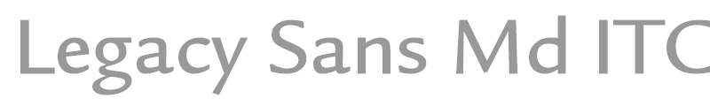Legacy Sans Md ITC TT