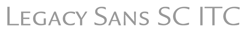 Legacy Sans SC ITC TT