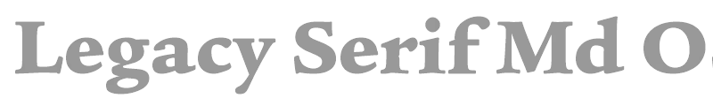 Legacy Serif Md OS ITC TT