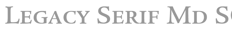 Legacy Serif Md SC ITC TT