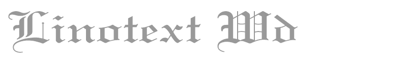 Linotext Wd