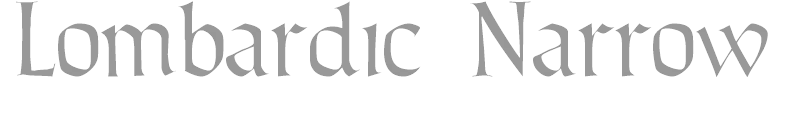 Lombardic Narrow