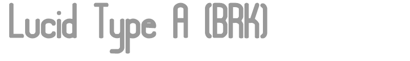 Lucid Type A BRK