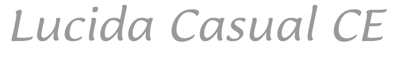 Lucida Casual CE