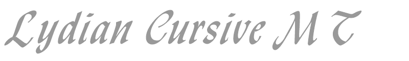 Lydian Cursive MT
