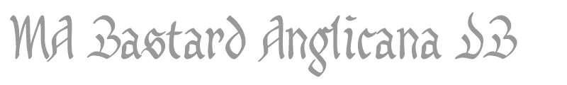 MA Bastard Anglicana DB