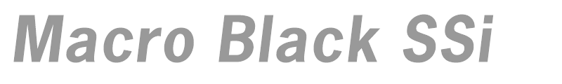 Macro Black SSi