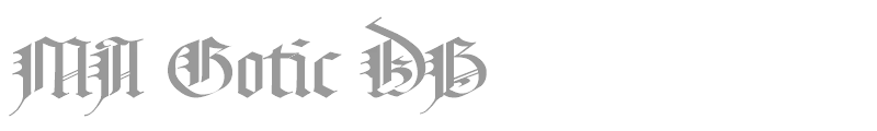 MA Gotic DB