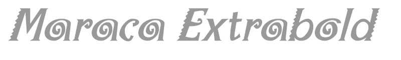 Maraca Extrabold