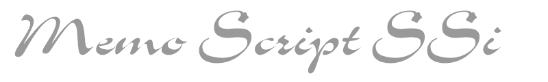 Memo Script SSi