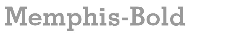 Memphis-Bold