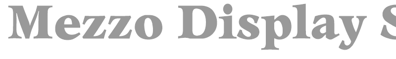 Mezzo Display SSi