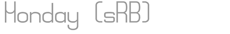 Monday (sRB)