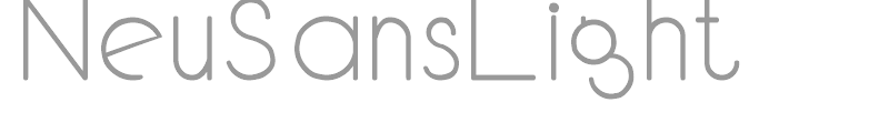 NeuSansLight