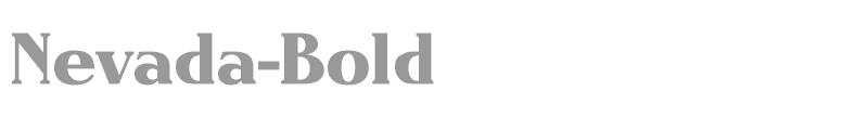 Nevada-Bold