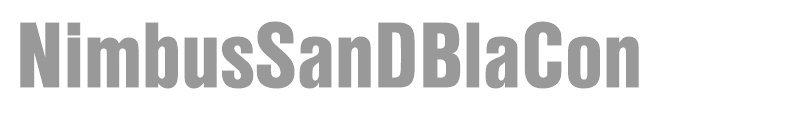 NimbusSanDBlaCon