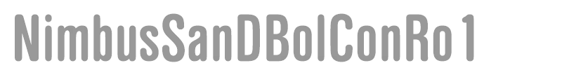 NimbusSanDBolConRo1