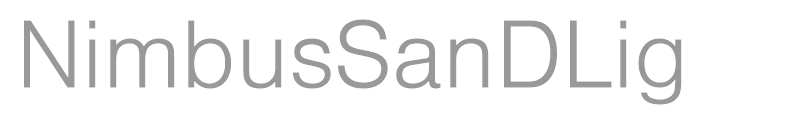 NimbusSanDLig