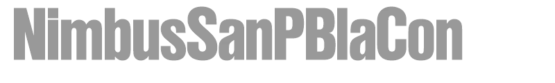 NimbusSanPBlaCon