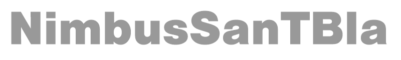 NimbusSanTBla