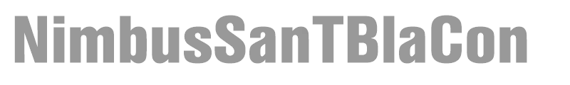 NimbusSanTBlaCon