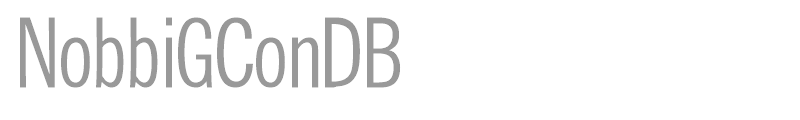 NobbiGConDB