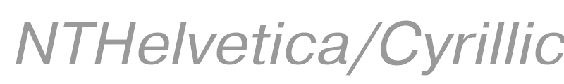NTHelvetica/Cyrillic