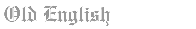 Old English