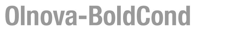 Olnova-BoldCond
