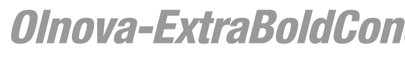 Olnova-ExtraBoldCondIta