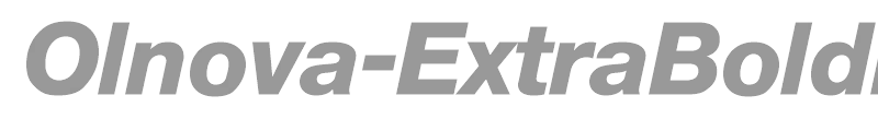 Olnova-ExtraBoldIta