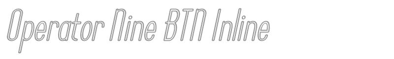 Operator Nine BTN Inline