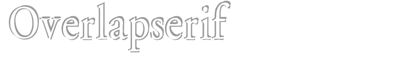 Overlapserif