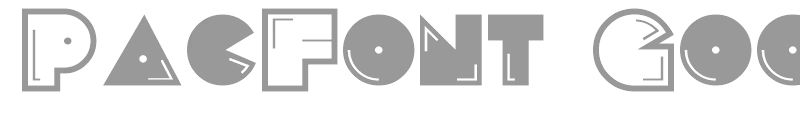 PacFont Good