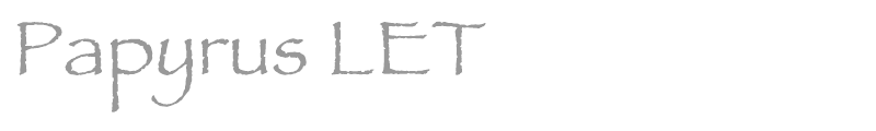 Papyrus LET